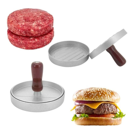 Prensa de hamburguesas de aluminio para máquina formadora gourmet