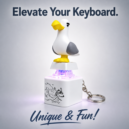 mine Bird Voice-Activated Light-Up Electronic Keychain