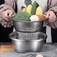 🔥 Heute -50 %! 🥣 3-in-1 Küchenschüssel-Set – Waschen, Abtropfen & Reiben in einem