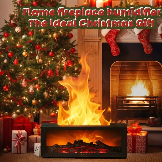 🔥🎁Humidificador difusor de llama de chimenea con mando a distancia🔥