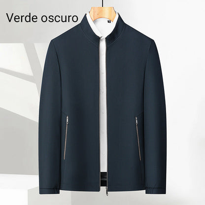 ✨Nueva llegada✨Chaqueta casual con cuello alto y cremallera para hombre