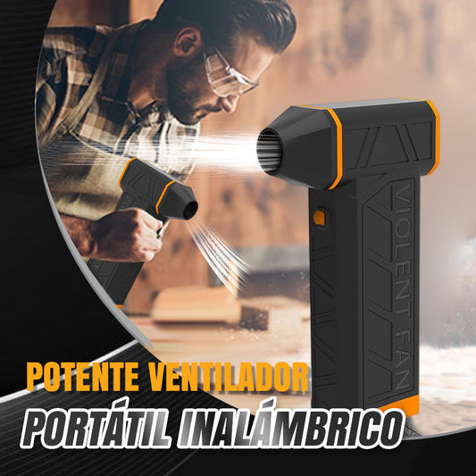 Potente Ventilador Portátil Inalámbrico