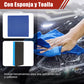 Restaurador profesional de faros de coche de 180 ml con esponja
