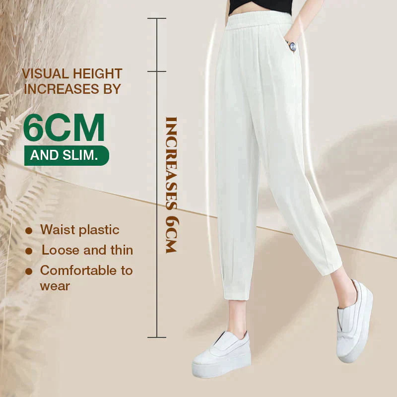 Pantalones rectos de enfriamiento casual para mujer - COMPRA 2 ENVÍO GRATIS-2