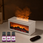 🔥🎁Humidificador difusor de llama de chimenea con mando a distancia🔥