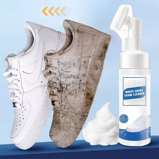 👟✨ מנקה קצף לנעליים לבנות - קצף להבהרה מיידית 🧼💥
