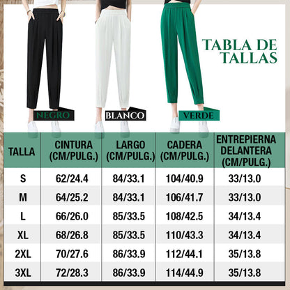 Pantalones rectos de enfriamiento casual para mujer - COMPRA 2 ENVÍO GRATIS-7