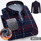 🔥 Otoño-invierno Hombres Casual de engrosada Camisa caliente