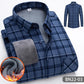 🔥 Otoño-invierno Hombres Casual de engrosada Camisa caliente