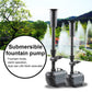 Pompe de fontaine durable, polyvalente et réglable