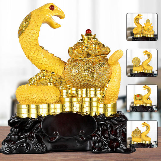 Chinese Zodiac Snake Feng Shui Decoration for Wealth