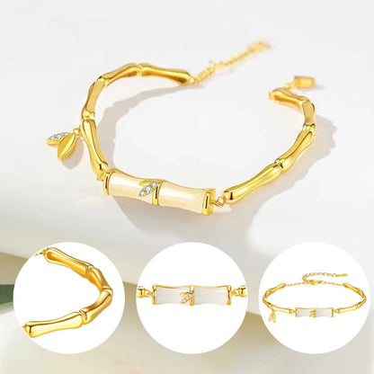 🌿Hetian Jade Bamboo Bracelet🎍