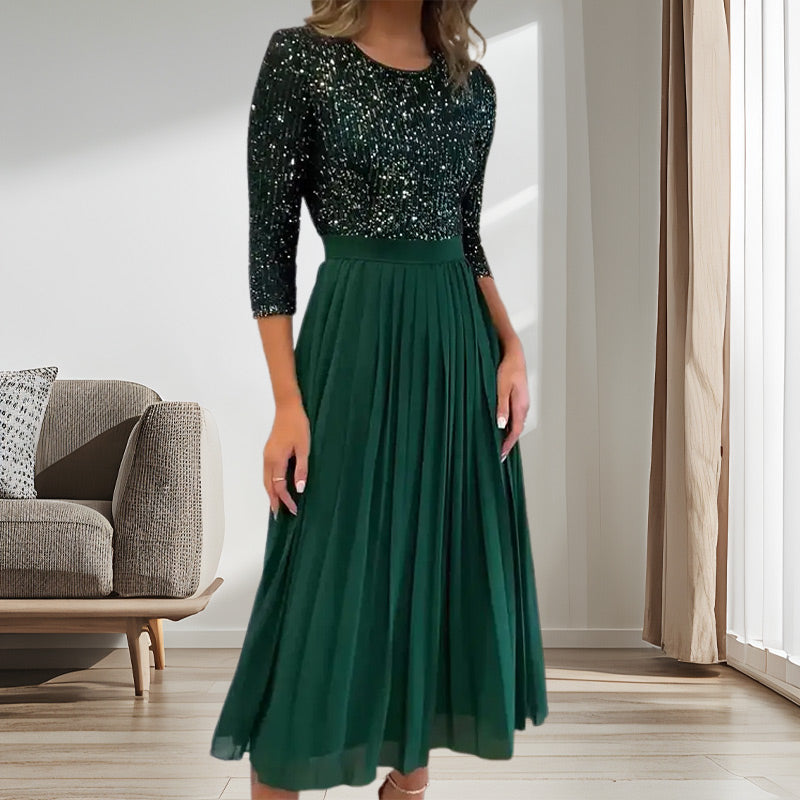 🔥Big Sale 50% OFF🔥Women's Sequin Midi Tulle Dress