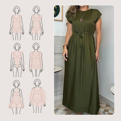 Vestido Elegante y Chic, Usable en Frente y Atrás