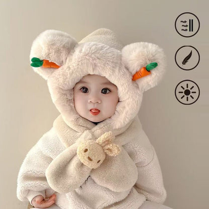 Gorro y bufanda de invierno para niños