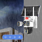 Solar 360° Überwachungskamera mit Dreifach-Linsen