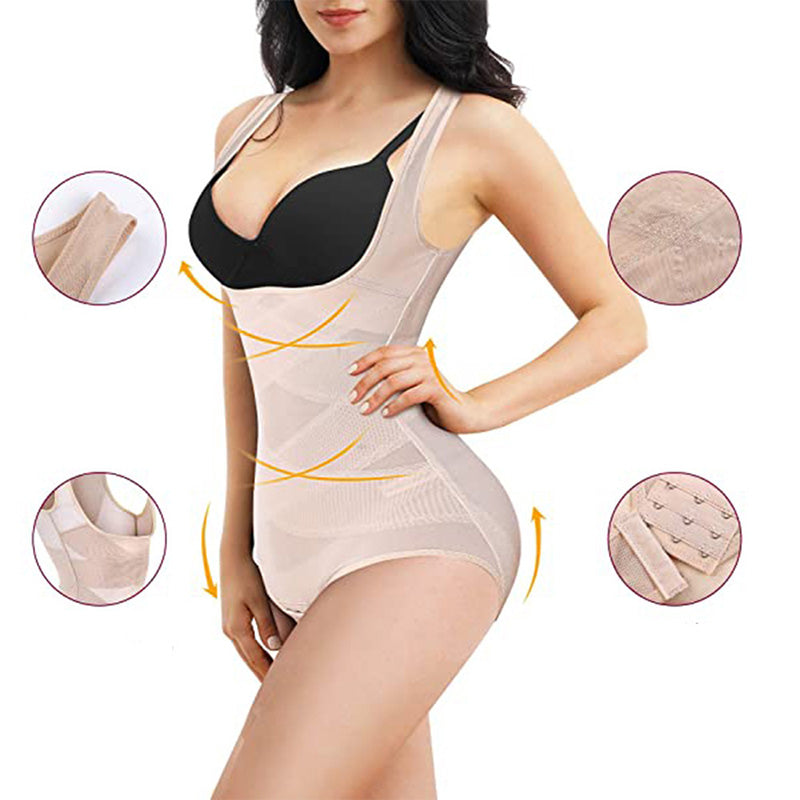 💃Dames Lichtgewicht Mesh Yoga Bodysuit Shaper
