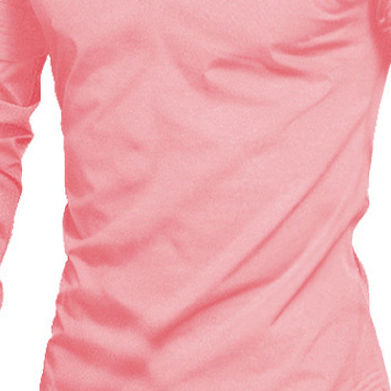 Men's Long Sleeve Zip-Up Sports Casual Shirt