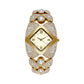 Reloj de cuarzo retro para mujer con brillantes strass