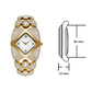 Reloj de cuarzo retro para mujer con brillantes strass