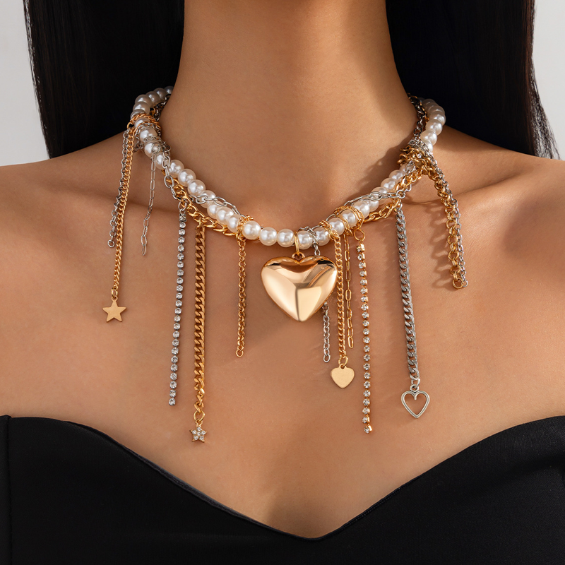 🔥2025 HOT SALE fashion products  Vintage Pearl Tassel Necklace