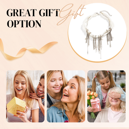 🔥2025 HOT SALE fashion products  Vintage Pearl Tassel Necklace