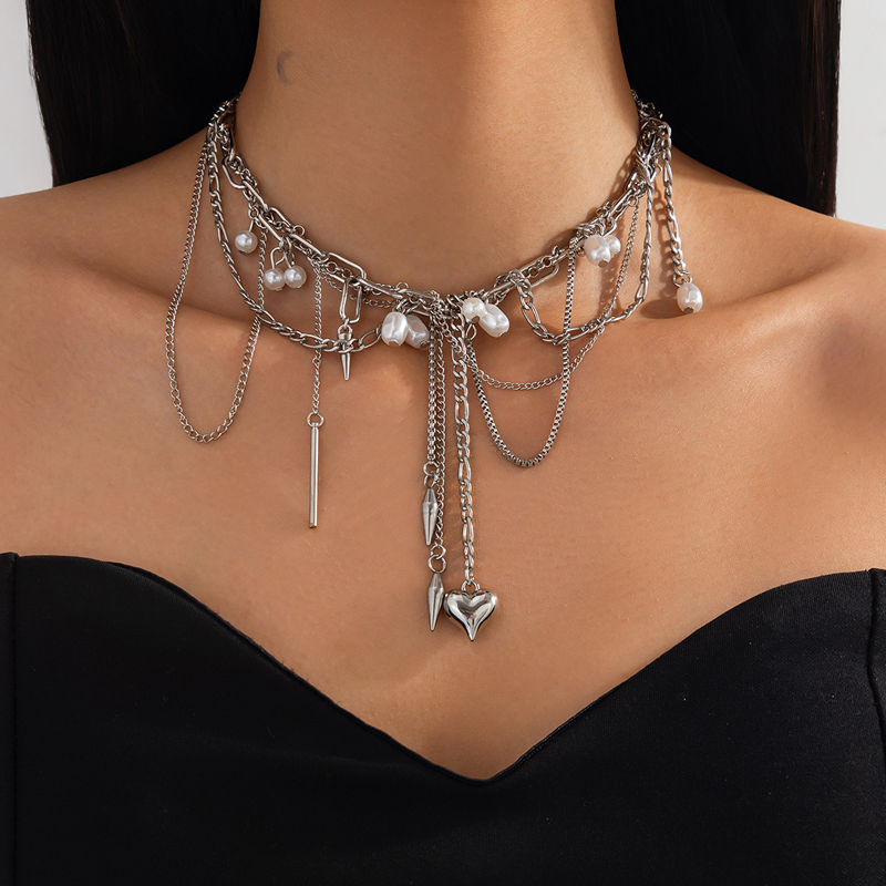 🔥2025 HOT SALE fashion products  Vintage Pearl Tassel Necklace