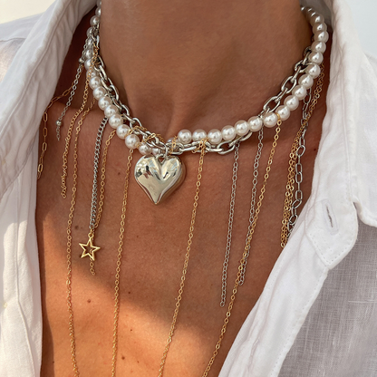 🔥2025 HOT SALE fashion products  Vintage Pearl Tassel Necklace