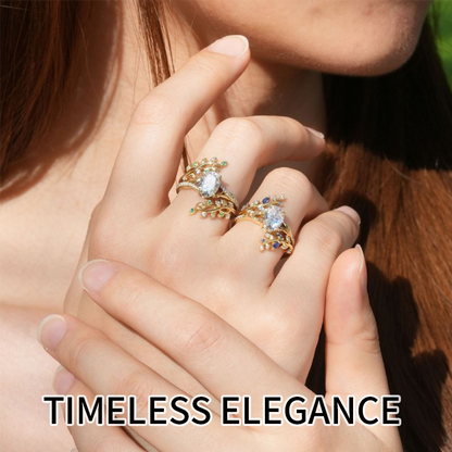 Creative Elegant Leaf Ring for Women