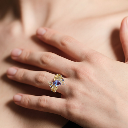 Creative Elegant Leaf Ring for Women