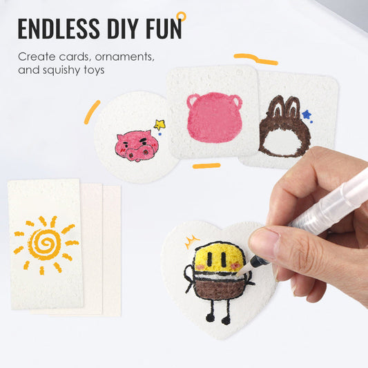 Magisches 3D-Schaumstoff-Textur-Malset