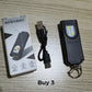 🔦🧲 Mini-Schlüsselanhänger-Taschenlampe – Magnetfuß, USB-C, 3 Modi – hell & immer griffbereit! ✨