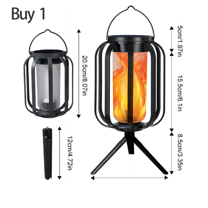🔥 Heute -50 %! 🏮 Solar-Flackerflammen-Laterne
