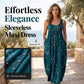 🌊 Der angesagteste Look diesen Sommer – zum halben Preis mitnehmen🌺Lässiges, ärmelloses Maxikleid für Damen