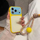 Farbenfrohe Smartphone-Hülle mit Dopamin-Motiv