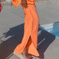 Damen zweiteiliges Set: Top mit Cutouts und Bandeau-Jumpsuit