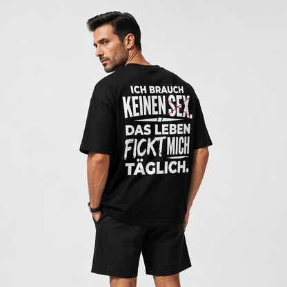 👕 50% RABATT! Herren T-Shirt mit witzigem deutschen Spruch – Rundhals, Kurzarm & lässige Passform – Perfekt für Bierliebhaber, Partys & den alltäglichen Humor 😄