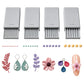 3D-gedrucktes Mini-Formset für Tonkugeln