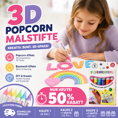 📢📢50 % Rabatt!! 🎁🎄Weihnachtsangebot 50% OFF - DIY Bubble-Popcorn-Zeichenstifte